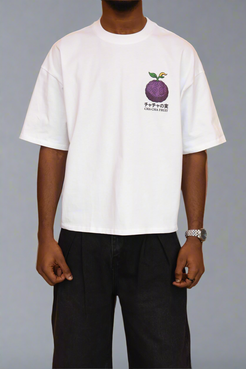 Cha Cha No Me Tee - White