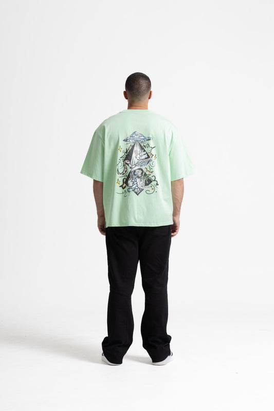 Flaying Saucer Tee - Green